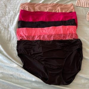5 pairs NWOT 2X panties